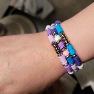 COPY - Clay beads bracelet set